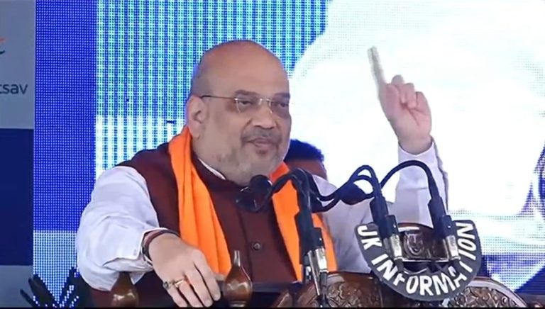 केन्द्रीय गृह मंत्री अमित शाह ने अखिलेश यादव के गढ़ आजमगढ़ में भरी हुंकार, पढ़िए रिपोर्ट