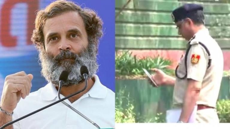 राहुल गांधी के आवास पर पहुंची दिल्ली पुलिस, जानिए श्रीनगर से जुड़ा क्या है पूरा मामला