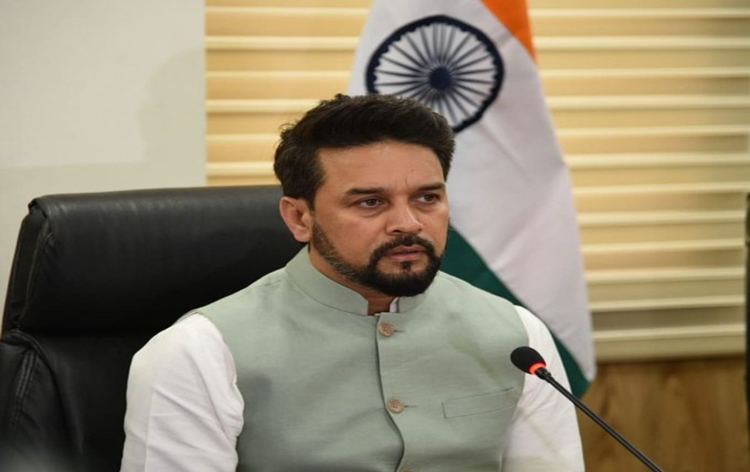 विदेशी मीडिया पर भड़के केंद्रीय मंत्री अनुराग ठाकुर