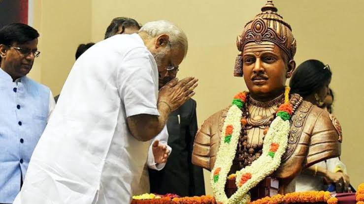 पीएम मोदी ने लिंगायत समाज के गुरु बसवेश्वर की जयंती पर अर्पित की श्रद्धांजलि