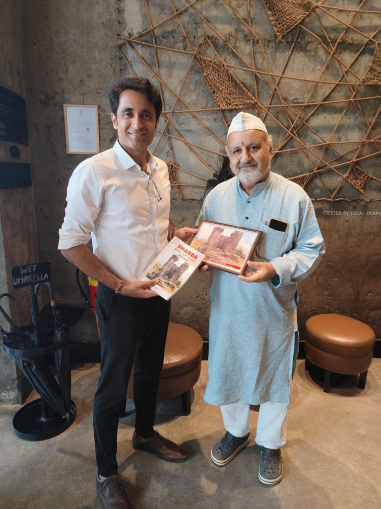 प्रदीप भंडारी और सेवा शारदा कमेटी के फाउंडर रविंद्र पंडित की मुलाकात, PoK स्थित शारदा पीठ में दर्शन की अनुमति दिए जाने को लेकर हुई चर्चा