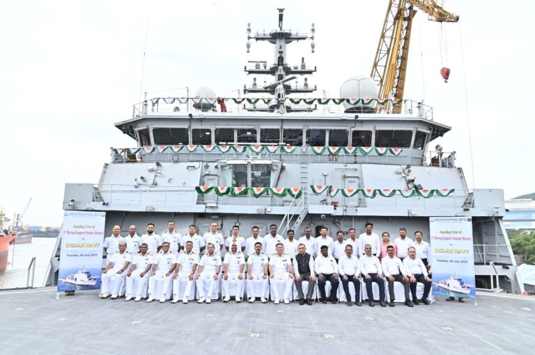 INS NISTAR Commissioned | Indian Navy Gets its First Indigenous Diving Support Vessel