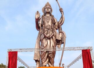 पीएम मोदी ने गोवा में दुनिया की सबसे ऊंची श्रीराम प्रतिमा का किया अनावरण, 77 फीट लंबी है मूर्ति