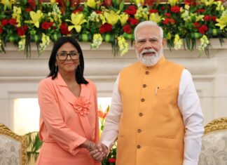 भारत दौरे पर वेनेजुएला की कार्यवाहक राष्ट्रपति डेल्सी रोड्रिगेज, पीएम मोदी से की मुलाकात; इन अहम मुद्दों पर हुई चर्चा